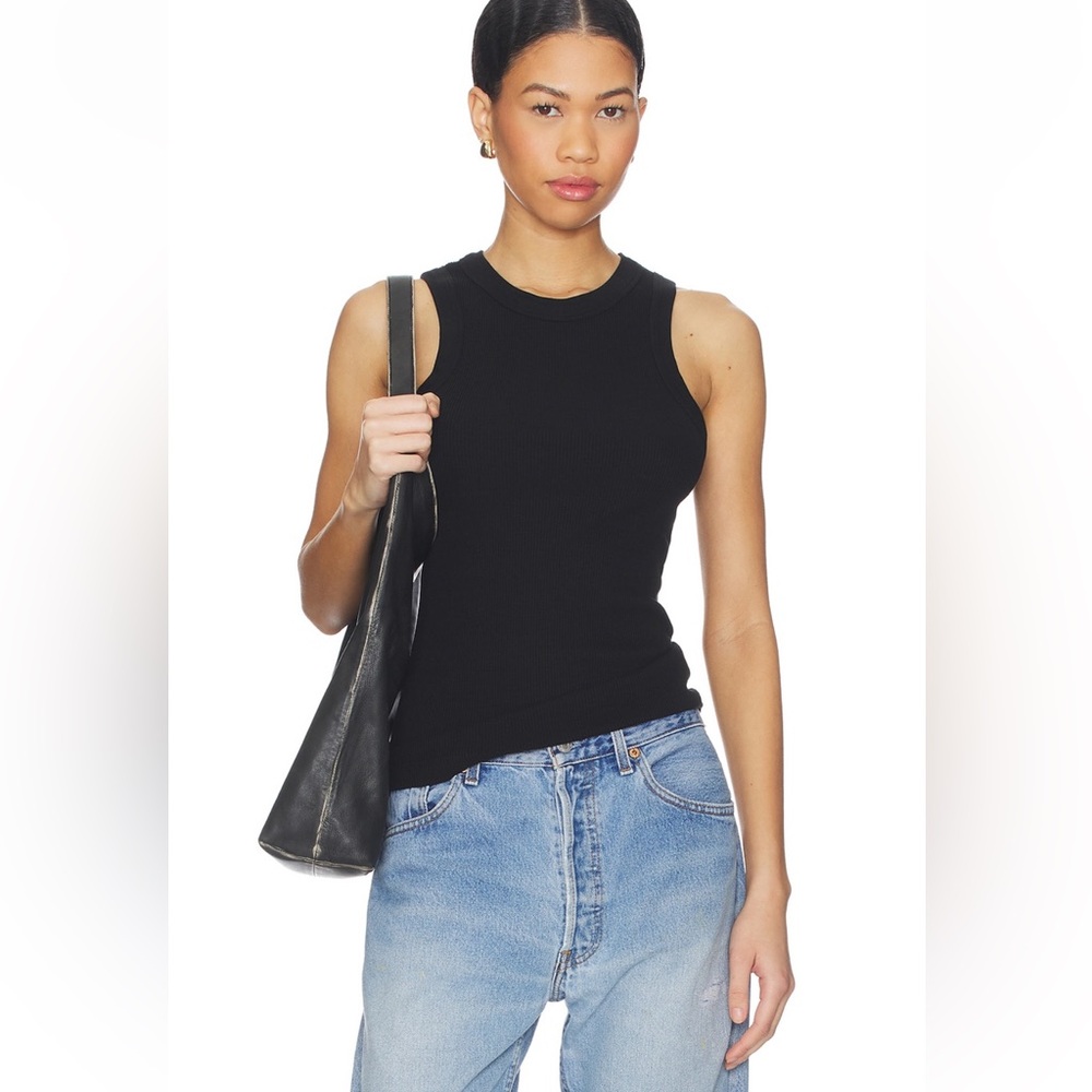 NWT Agolde Rib High Neck Tank Top